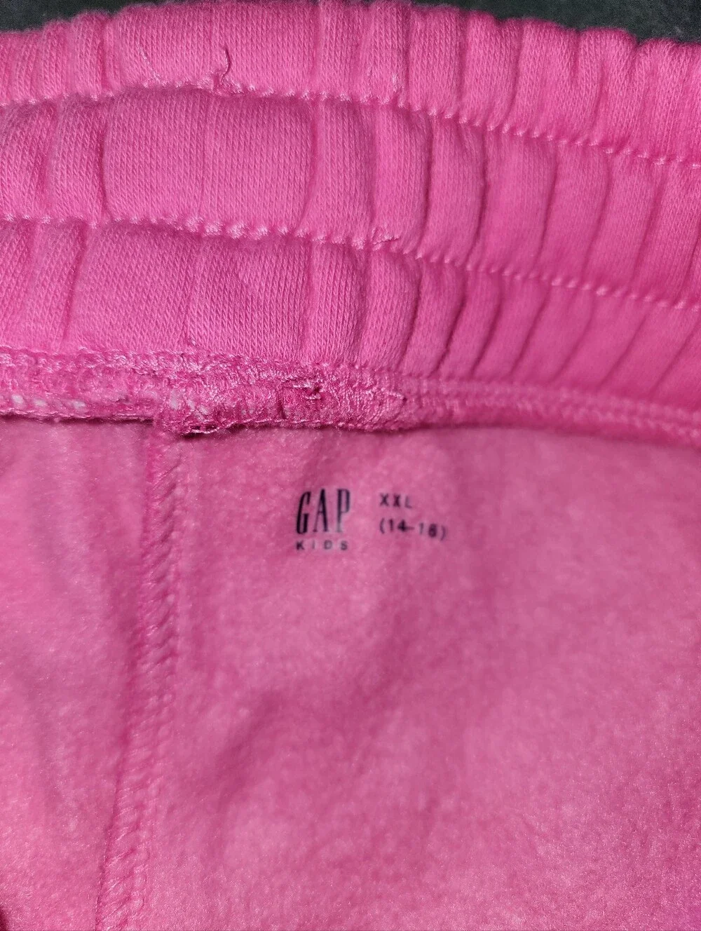 Gap Kids Girls XXL 14-16 Pink Wide Leg Cargo Sweatpants
